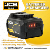 JCB Tools Professional 18V Li-Ion Battery 5.0Ah - Smart Battery Communication