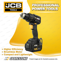 JCB Tools Professional 18V Compact Combi Drill 75Nm - Heavy-Duty 13mm Chuck