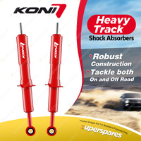 2 x Front KONI Heavy Track Shock Absorbers 82-2385SP1 Rebound Damping Adjustable