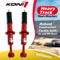 2 x Front KONI Heavy Track Shock Absorbers 82-2522 - Rebound Damping Adjustable