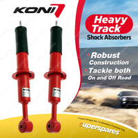 2 x Front KONI Heavy Track Shock Absorbers 82-2522SP3 Rebound Damping Adjustable