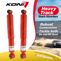 2x Rear KONI Heavy Track Shock Absorbers 82-2572SP1 - Rebound Damping Adjustable