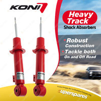 2x Front KONI Heavy Track Shock Absorbers 8240-1270 - Rebound Damping Adjustable
