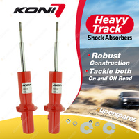 2x Front KONI Heavy Track Shock Absorbers 8240-1281 - Rebound Damping Adjustable