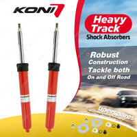 2x Front KONI Heavy Track Shock Absorbers 8640-1459 - Rebound Damping Adjustable