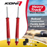 2x Front KONI Heavy Track Shock Absorbers 8641-1510 - Rebound Damping Adjustable