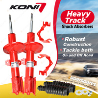2 Front KONI Heavy Track Shock Absorber 8740-1587L 8740-1587R Rebound Adjustable