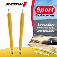 2 x Rear KONI Sport Shock Absorbers 80-2437Sport - Double Adjustable Version