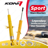 2 x Front KONI Sport Adjustable Shock Absorbers 8241-1282LSport 8241-1282RSport