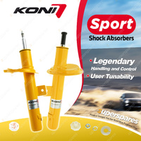 2 x Front KONI Sport Adjustable Shock Absorbers 8710-1372LSport 8710-1372RSport