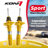 2 x Front KONI Sport Shock Absorbers 8710-1377Sport - Double Adjustable Version
