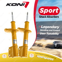 2 x Front KONI Sport Shock Absorbers 8710-1395Sport - Double Adjustable Version