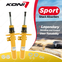 2 x Front KONI Sport Shock Absorbers 8710-1404Sport - Double Adjustable Version