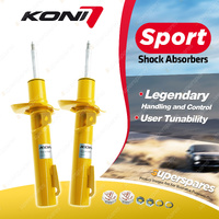 2 x Front KONI Sport Shock Absorbers 8710-1431Sport - Double Adjustable Version