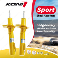 2 x Front KONI Sport Shock Absorbers 8710-1432Sport - Double Adjustable Version