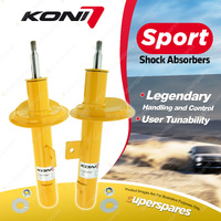 2 x Front KONI Sport Adjustable Shock Absorbers 87-2601LSport 87-2601RSport