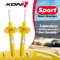 2 x Front KONI Sport Shock Absorbers 8741-1074Sport - Double Adjustable Version