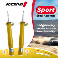 2 x Front KONI Sport Shock Absorbers 8741-1372Sport - Double Adjustable Version