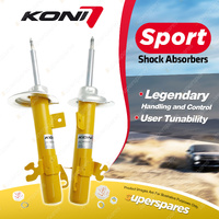2 x Front KONI Sport Adjustable Shock Absorbers 8741-1440LSport 8741-1440RSport