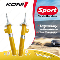 2 x Front KONI Sport Adjustable Shock Absorbers 8741-1450LSport 8741-1450RSport