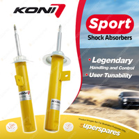 2 x Front KONI Sport Adjustable Shock Absorbers 8741-1481LSport 8741-1481RSport