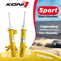 2 x Front KONI Sport Adjustable Shock Absorbers 8741-1512LSport 8741-1512RSport