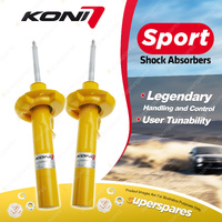 2 x Front KONI Sport Shock Absorbers 8741-1515Sport - Double Adjustable Version