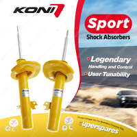 2 x Front KONI Sport Adjustable Shock Absorbers 8741-1516LSport 8741-1516RSport