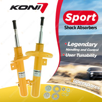 2 x Front KONI Sport Adjustable Shock Absorbers 8741-1555LSport 8741-1555RSport
