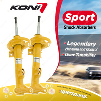 2 x Front KONI Sport Shock Absorbers 8741-1570Sport - Double Adjustable Version