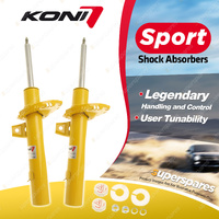 2 x Front KONI Sport Shock Absorbers 8741-1572Sport - Double Adjustable Version