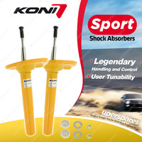 2 x Front KONI Sport Shock Absorbers 8741-1573Sport - Double Adjustable Version