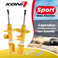 2 x Front KONI Sport Adjustable Shock Absorbers 8741-1576LSport 8741-1576RSport