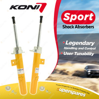 2 x Front KONI Sport Adjustable Shock Absorbers 8741-1587LSport 8741-1587RSport