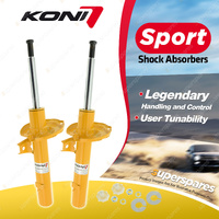 2 x Front KONI Sport Shock Absorbers 8741-1596Sport - Double Adjustable Version
