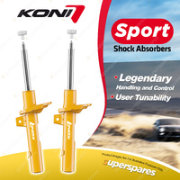 2 x Front KONI Sport Shock Absorbers 8741-1610Sport - Double Adjustable Version