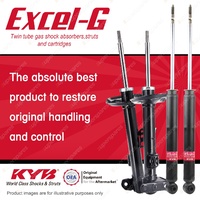 Front + Rear KYB EXCEL-G Shock Absorbers for BMW E36 316i 318Ti I4 RWD