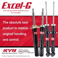 Front + Rear KYB EXCEL-G Shock Absorbers for BMW E60 540i 545i 550i V8 RWD Sedan
