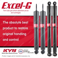 Front + Rear KYB EXCEL-G Shock Absorbers for CHRYSLER Valiant RV1 AP5 AP6 Sedan