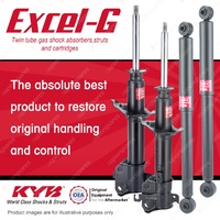 F + R KYB EXCEL-G Shock Absorbers for DAIHATSU Sirion M100 M101 FWD H/Back