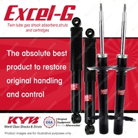 Front + Rear KYB EXCEL-G Shock Absorbers for FIAT Ducato DT4 FWD All Styles