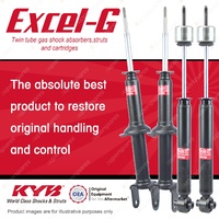 Front + Rear KYB EXCEL-G Shock Absorbers for FORD Falcon EA EB ED RWD Sedan