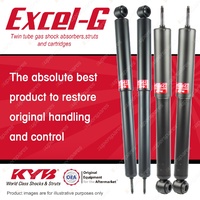 Front + Rear KYB EXCEL-G Shock Absorbers for FORD Maverick TD42 4.2 D6 4WD Ute