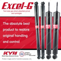Front + Rear KYB EXCEL-G Shock Absorbers for GREAT WALL V240 K2 I4 RWD 4WD All