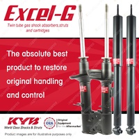 Front + Rear KYB EXCEL-G Shock Absorbers for HOLDEN Calais VZ V6 V8 RWD Sedan