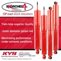 F + R KYB SKORCHED 4'S HD 4WD Shock Absorbers for HOLDEN Colorado RC 4WD RWD