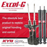 Front + Rear KYB EXCEL-G Shock Absorbers for HOLDEN Commodore VZ V6 V8 RWD L76