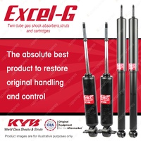 Front + Rear KYB EXCEL-G Shock Absorbers for HOLDEN Torana LH LX UC I4 I6 V8 RWD