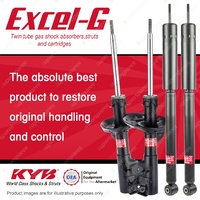 Front + Rear KYB EXCEL-G Shock Absorbers for HONDA City GM L15A7 1.5 FWD Sedan