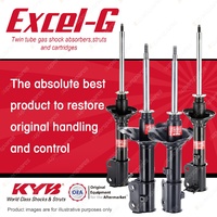 Front + Rear KYB EXCEL-G Shock Absorbers for HYUNDAI Excel X3 Classique G4 1.5
